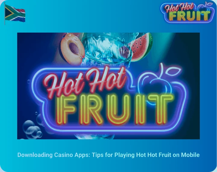 Downloading Casino Apps: Tips for Playing Hot Hot Fruit on Mobile